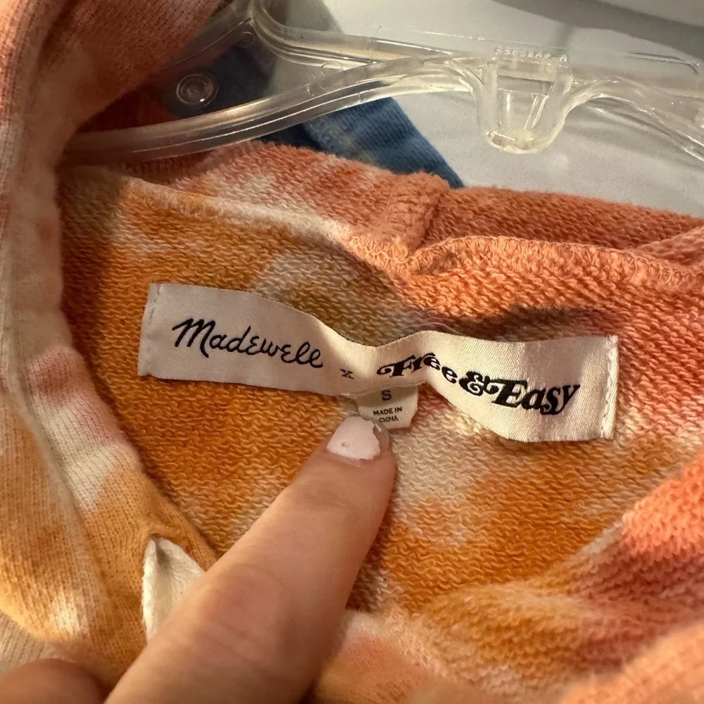 Madewell x Free and Easy Crop Hoodie Small - Picture 5 of 5